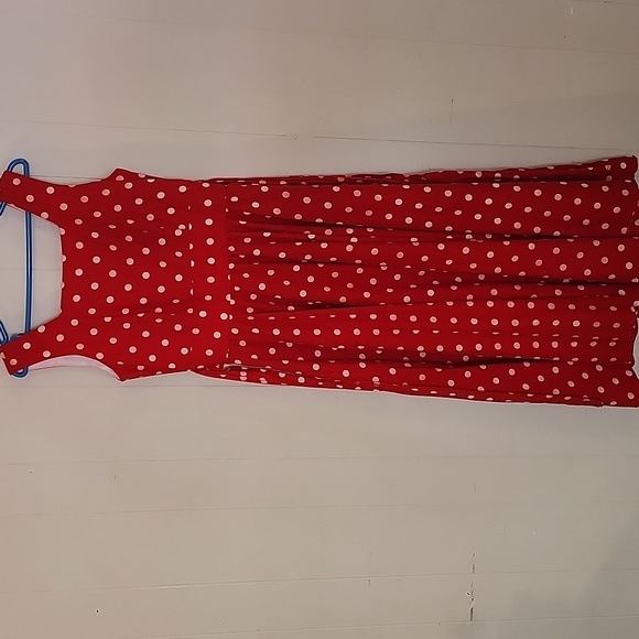 Leslie Lucks Red Polka Dot Dress - Picture 5 of 12